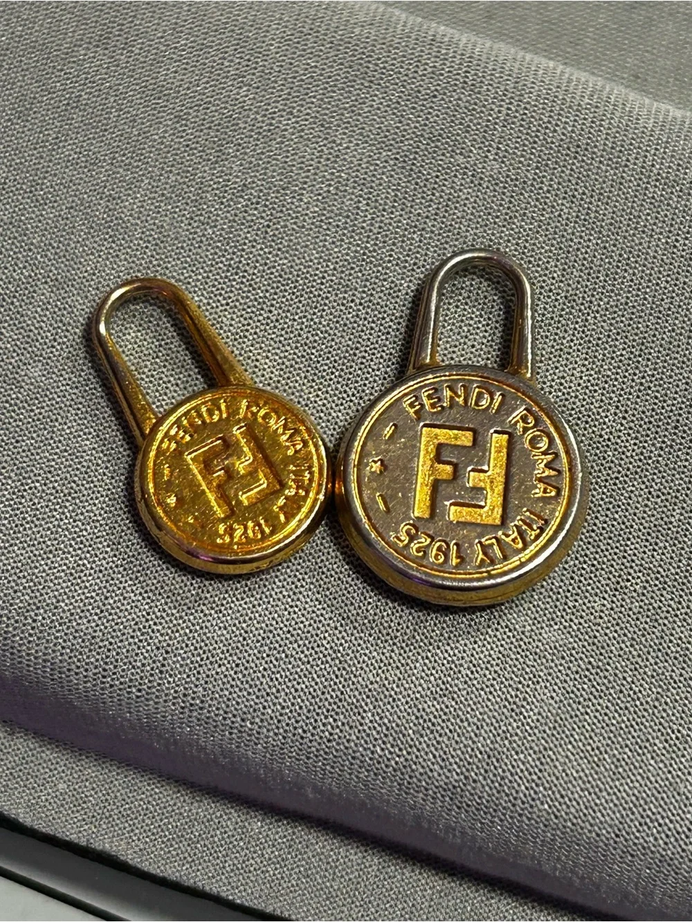 Gold Bag Pulls Pair - Gold Color